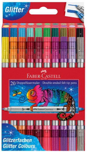 151108_Glitter Double-ended felt-tip pen, set of 20_PM1_Office.jpg