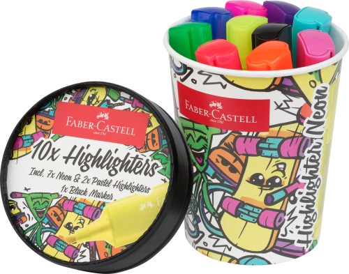 254695 Textliner Superfluorescent Ice cream cup Highlighter, 10ct_PM2_Office.jpg
