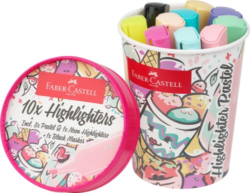 254696 Textliner Pastel Ice cream cup Highlighter, 10ct_PM2_Office.jpg