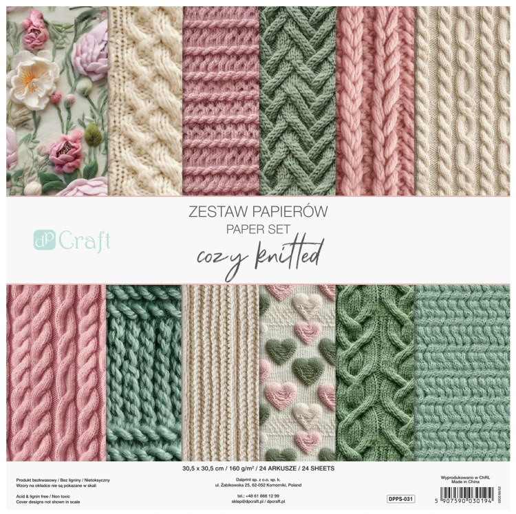 ZESTAW PAPIERÓW 30,5 X 30,5, 24 KARTKI - COZY KNITTED.jpg