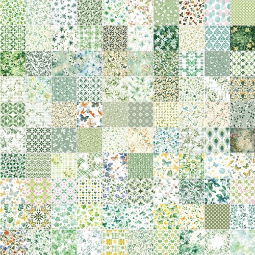 BLOCZEK PAPIERÓW 8 X 8 CM, 100 KARTEK - LUSH GREENERY-1.jpg