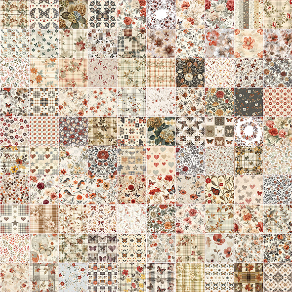 BLOCZEK PAPIERÓW 8 X 8 CM, 100 KARTEK - HONEY MOCHA-1.jpg