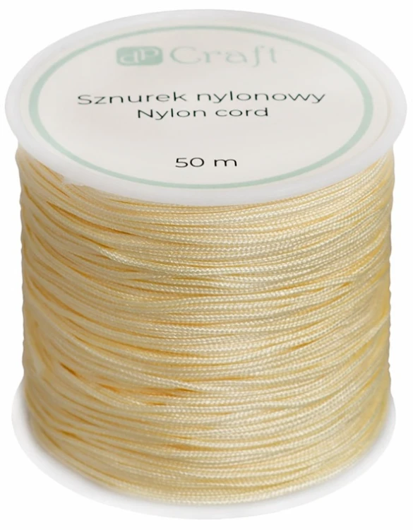 SZNUREK NYLONOWY, 0,8 MM, 50 M - CREAM.jpg