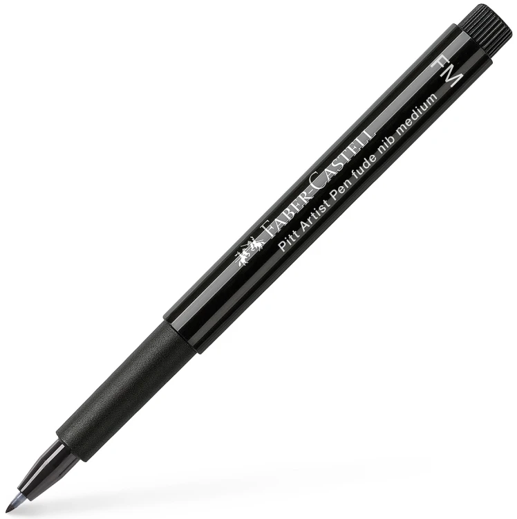 167894_Pitt Artist Pen Fude medium India ink pen, black_PM99_Office.jpg