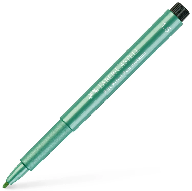 167394_Pitt Artist Pen Metallic 1.5 India ink pen, green metallic_PM99_Office.jpg