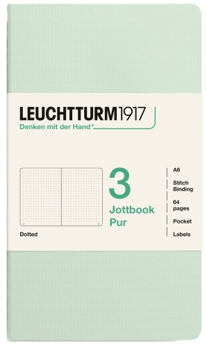 400724_LT1917_Jottbook_Pur_Pocket_A6_Mint_Dotted_Frontshot_2560px_144DPI_sRGB.jpg