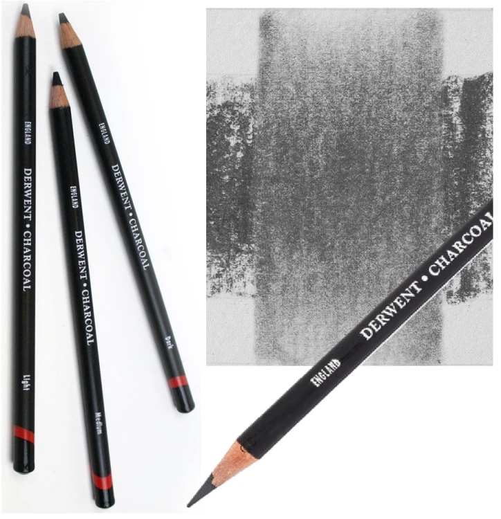 Derwent Charcoal Węgiel w kredce 36301 36302 36303r.jpg