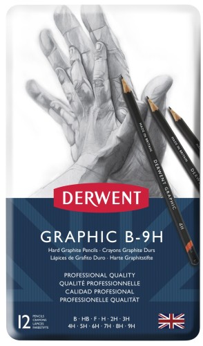 Graphic Pencils 12 Tin B-9H Front.jpg