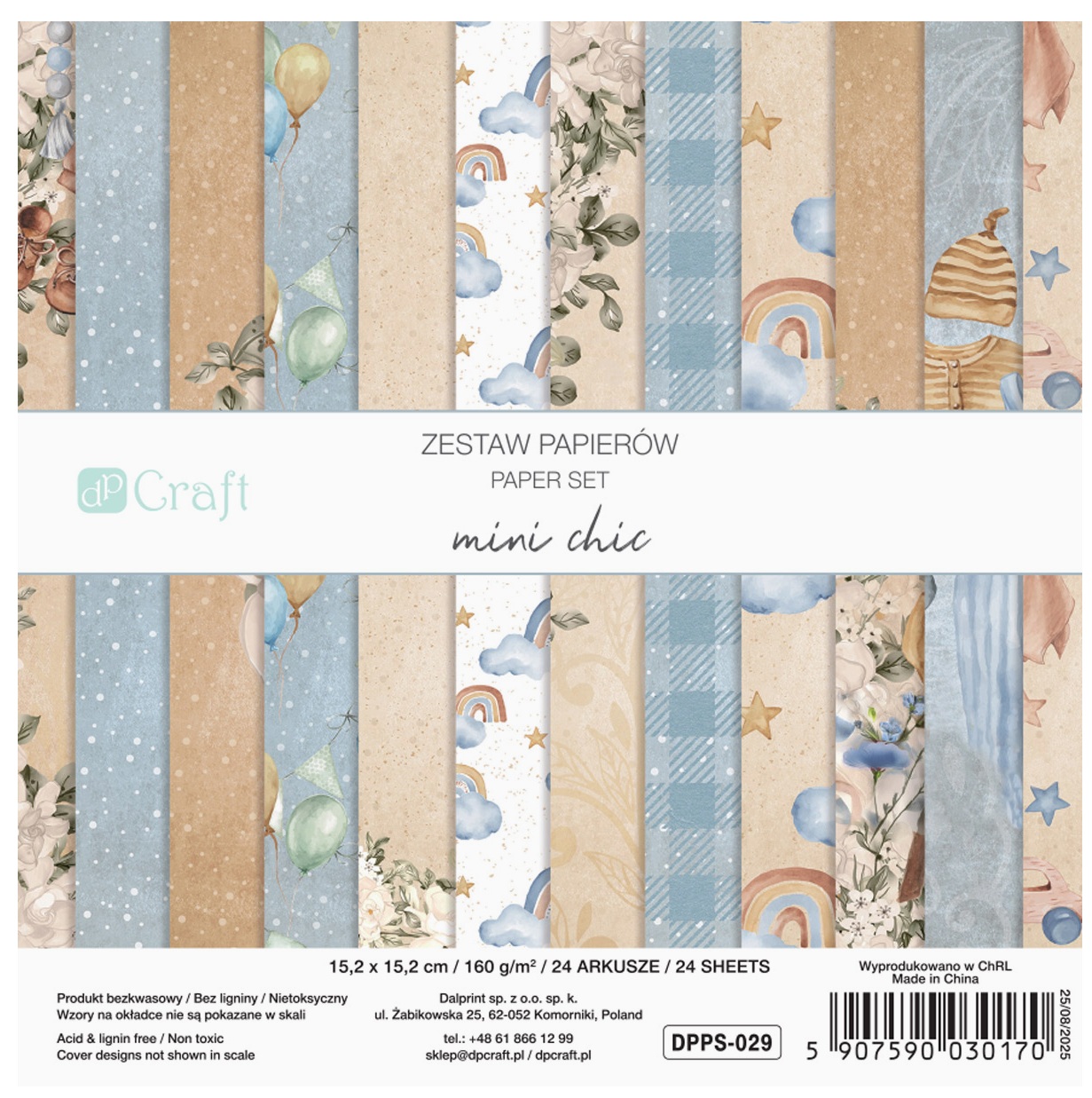 ZESTAW PAPIERÓW 15,2 X 15,2 CM, 24 KARTKI - MINI CHIC.jpg