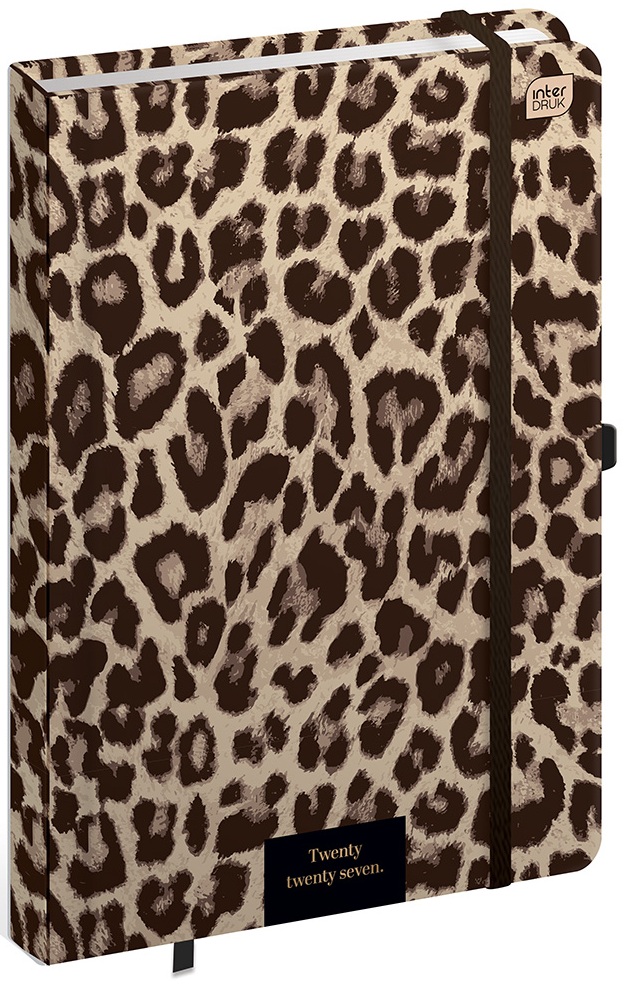 Kalendarz ksiazkowy B5 192 Mat+UV Leopard 5902277397003 SKOS.jpg