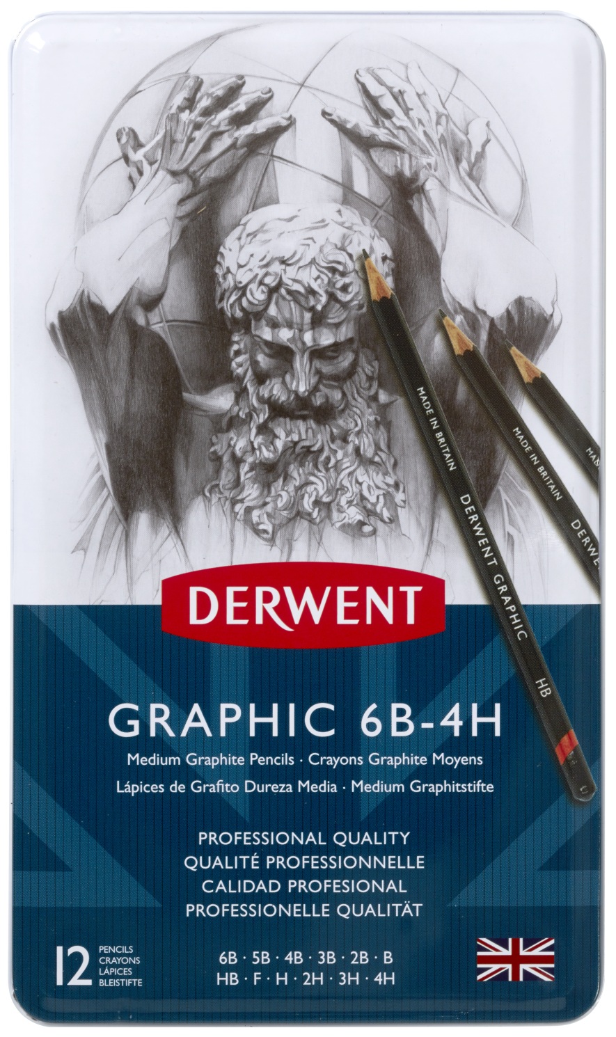 Graphic Pencils 12 Tin 6B-4H Front.jpg